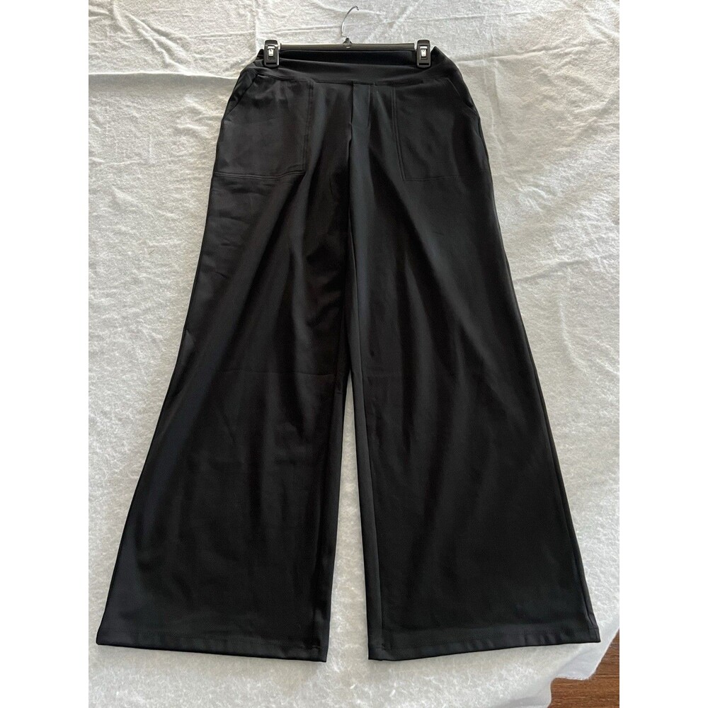 G4Free EverGoing Wide Leg Yoga Pants Women’s Medium High Waist Pockets Trousers - Picture 8 of 8